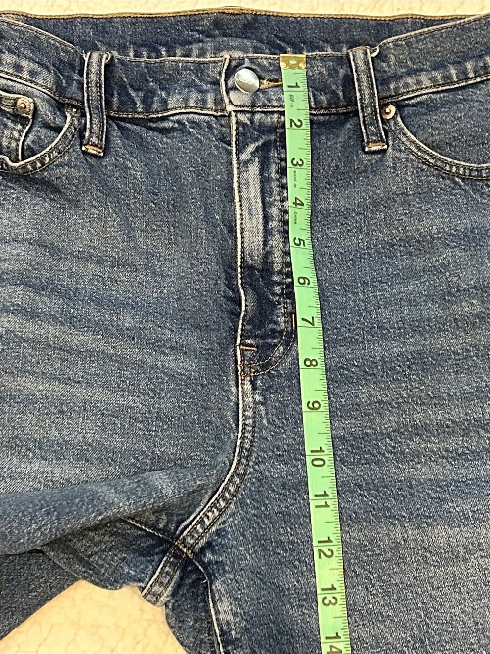 J. Crew '96 Slim Wide Jeans size 34 High Rise Cropped Ankle CC583